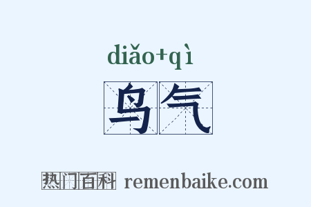鸟气是什么意思的图片